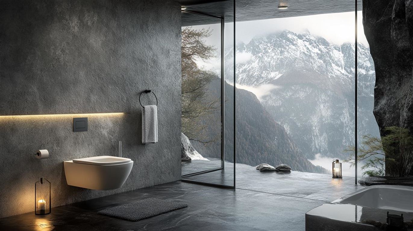 Væghængt toilet uden skyllekant - det moderne valg til dit badeværelse